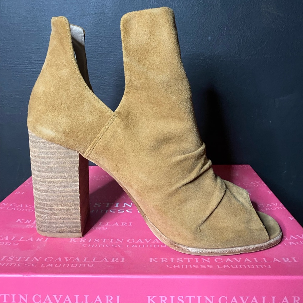 Chinese Laundry Kristin Cavallari Women's Lash Kid Suede Ankle Bootie